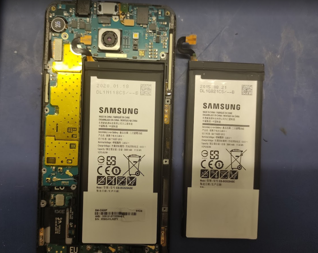 Wymiana baterii w Samsung Galaxy S6 edge+ (SMG928) TECH