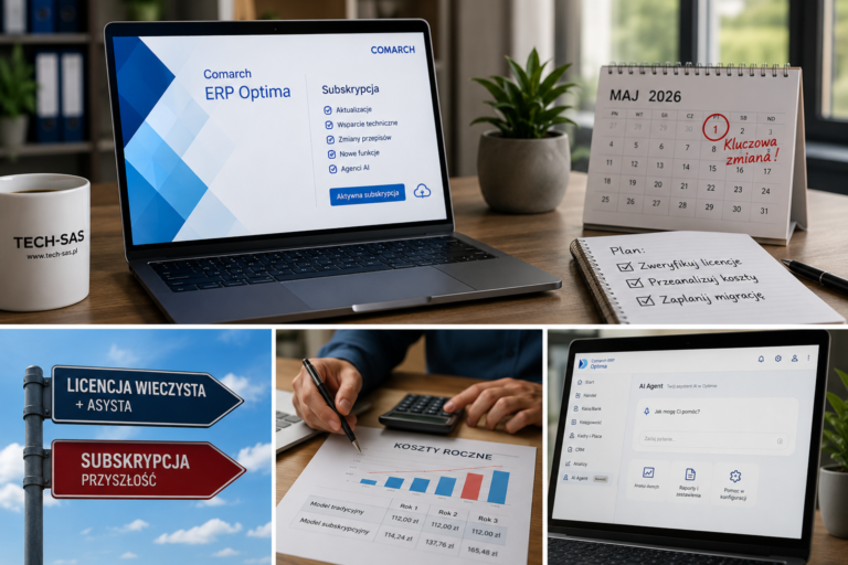 Comarch ERP Optima przechodzi na subskrypcję — co to oznacza dla Twojej firmy?